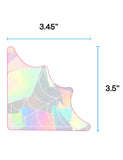 RAINBOW WINDOW DECAL - SPIDERWEB