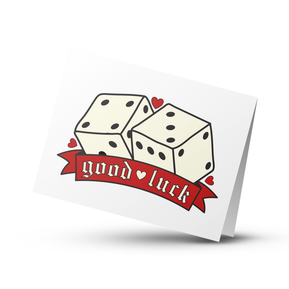 GREETING CARD - GOOD LUCK